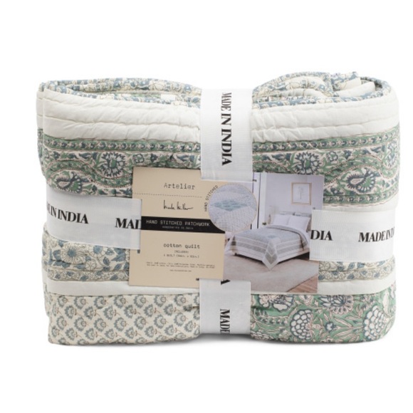 Nicole MillerCotton Handstitched Patchwork Quilt